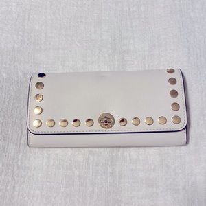 Michael Kors white leather wallet